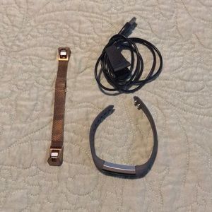 Fitbit Alta with charger and additional band